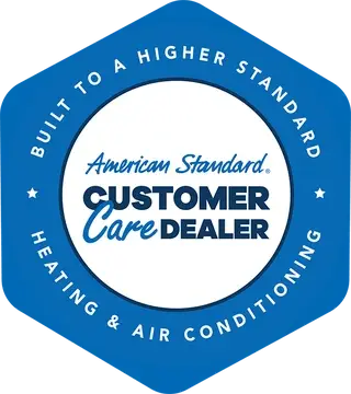 American Standard Customer Care Dealer badge