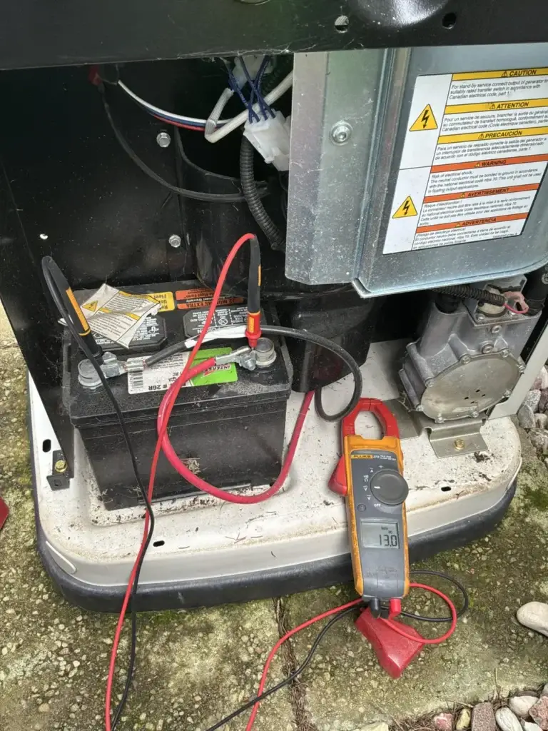 Red barn service generator maint