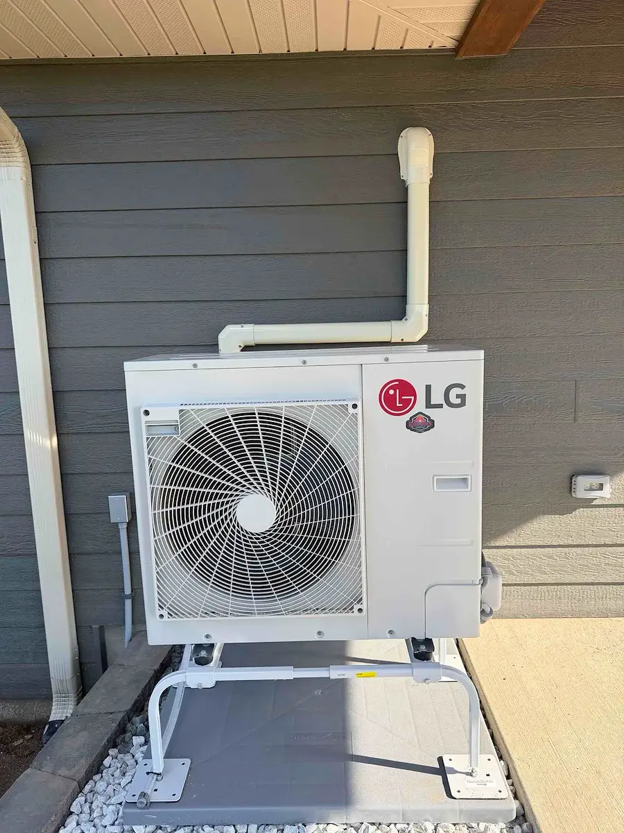 LG ductless — finished outdoor unit and disconnect - Marathon City, WI
